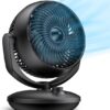 Ventilateur Silencieux Ultra Puissant,22dB Portable & Table,Circulation d'air Turbo 3D