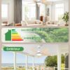 A: Silencieux Ventilateur Plafond avec Lumiere et Telecommande,