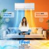 KESSER® Climatiseur SET Split WiFi/application – Refroidissement A++/chauffage A+