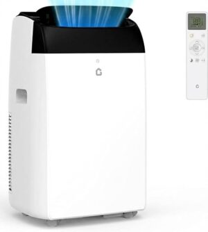 90 Climatisation portable 3 en 1 10000 BTU – Refroidissement, Ventilation, déshumidification – Silencieux