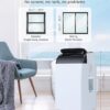 Climatisation portable 3 en 1 10000 BTU – Refroidissement, Ventilation, déshumidification – Silencieux