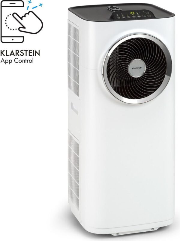 Climatiseur mobile Klarstein Kraftwerk Smart 10K Blanc — Wifi, 10000 BTU