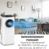 Climatiseur mobile Klarstein Kraftwerk Smart 10K Blanc — Wifi, 10000 BTU