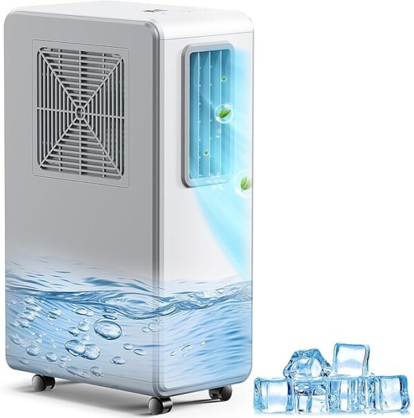 Climatiseur mobile 4-en-1 et refroidisseur d'air, déshumidificateur, ventilation,