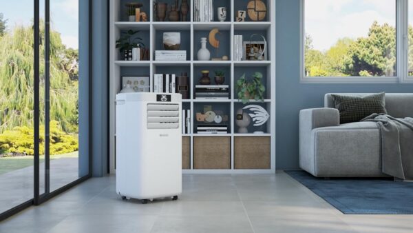 Climatiseur portable - 10 000 BTU/h, capacité nominale 2,6 Kw, avec télécommande et WiFi intégré