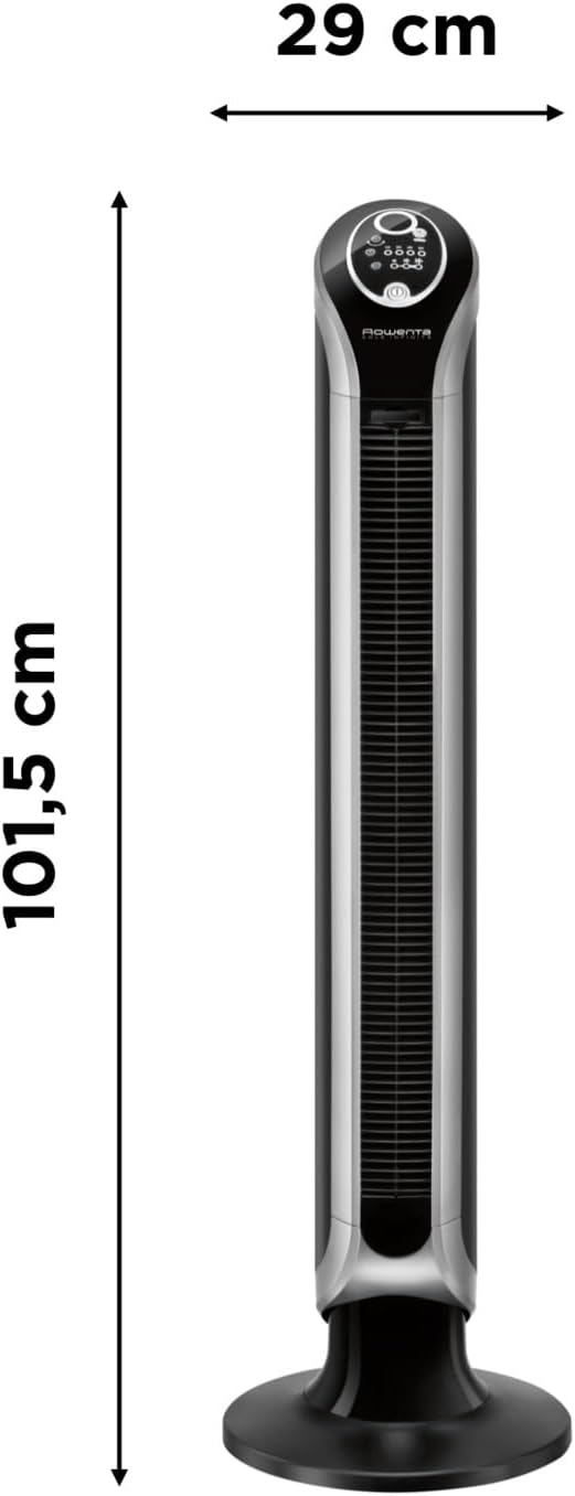 A nouveau disponible :Ventilateur colonne, 3 vitesses, Large diffusion de l'air, Timer jusqu'à 8 h,
