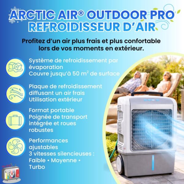 Arctic Air Outdoor Pro | Climatiseur Mobile Extérieur
