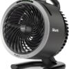 Ventilateur brumisateur portable, rafraîchisseur d'air silencieux intérieur/extérieur