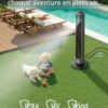 DREO TurboCool 711AS Ventilateur Brumisateur d’Extérieur, 10 m/s, 12 vitesses