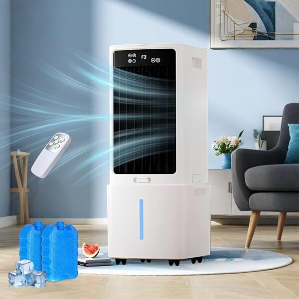 Climatiseur Mobile avec Télécommande, Minuterie 1-12h, Oscillation 60°