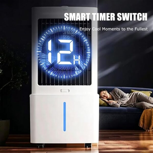 Climatiseur Mobile avec Télécommande, Minuterie 1-12h, Oscillation 60°