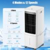 Climatiseur Mobile avec Télécommande, Minuterie 1-12h, Oscillation 60°