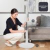 Ventilateur sur Pied 30W | 24 Vitesses | Modes Normal, Naturel et Nuit | Minuterie 15h |