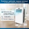 Climatiseur Mobile 12 000 BTU Puissant & Silencieux -