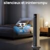 DREO Ventilateur Tour avec refroidissement par eau , blanc