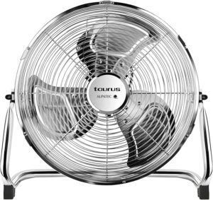 A Ventilateur de sol 120W, 3 vitesses, silencieux