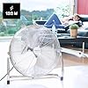 A Ventilateur de sol 120W, 3 vitesses, silencieux