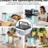Climatiseur Mobile Silencieux, Rafraichisseur d'air avec 4 Vitesses, Oscillation à 90°, 2 Modes de Brumisation, Minuteries pour Cuisine Chambre Bureau