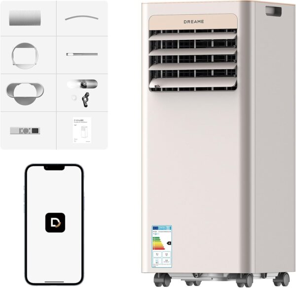 DREAME P-Wind10 7000 BTU Climatiseur portable 3-en-1