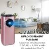 2 Climatiseur mobile Klarstein Kraftwerk Smart 12K Rose — Wifi, 12000 BTU Rated 4.57 sur 5 basée sur 37notes des clients 37 avis