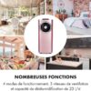 3 Climatiseur mobile Klarstein Kraftwerk Smart 12K Rose — Wifi, 12000 BTU Rated 4.57 sur 5 basée sur 37notes des clients 37 avis