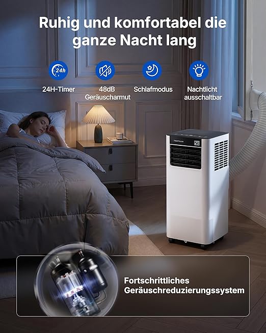 Climatiseur Mobile 9000 BTU, 3-en-1
