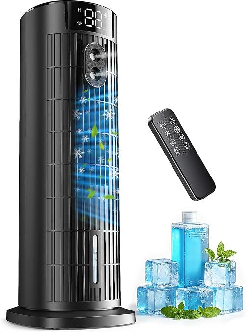 50 Climatiseur Mobile Silencieuse 2026 Rafraîchisseur d'air Portable avec Télécommande