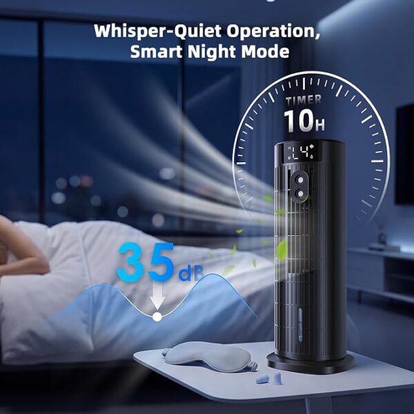 52 Climatiseur Mobile Silencieuse 2026 Rafraîchisseur d'air Portable avec Télécommande