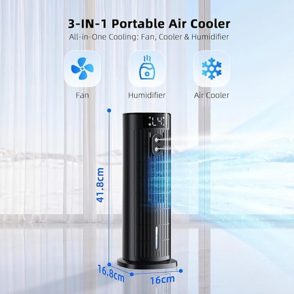 54 Climatiseur Mobile Silencieuse 2026 Rafraîchisseur d'air Portable avec Télécommande