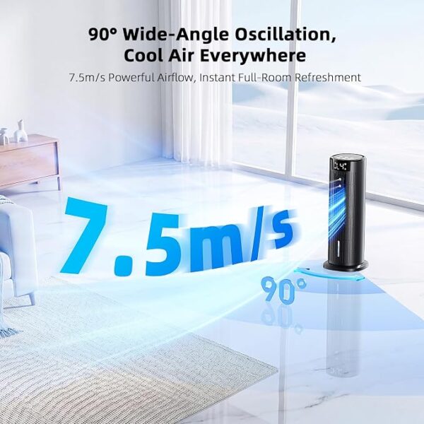 55 Climatiseur Mobile Silencieuse 2026 Rafraîchisseur d'air Portable avec Télécommande