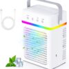 A nouveau :Mini Climatiseur Mobile avec Réservoir d’Eau 900ML - Refroidisseur d’Air 3 Puissances d’Air, Climatiseur Portable 2
