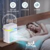 A nouveau :Mini Climatiseur Mobile avec Réservoir d’Eau 900ML - Refroidisseur d’Air 3 Puissances d’Air, Climatiseur Portable 2