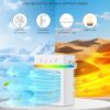 A nouveau :Mini Climatiseur Mobile avec Réservoir d’Eau 900ML - Refroidisseur d’Air 3 Puissances d’Air, Climatiseur Portable 2