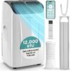 A nouveau disponible :SereneLife Climatiseur Portable 12 000 BTU – Clim Mobile 4 en 1 Silencieuse avec WiFi