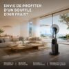 Ventilateur Brumisateur Intérieur sur Pied 135 cm - Rafraîchissement Puissant