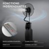 Ventilateur Brumisateur Intérieur sur Pied 135 cm - Rafraîchissement Puissant