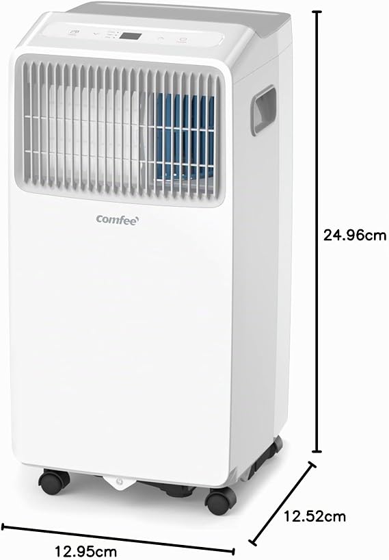 Climatiseur Mobile 7000 BTU/H 2kW, Climatisation 3-EN-1, Fonction Follow me, Minuterie, Télécommande