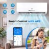 A nouveau : Climatiseur Reversible 9000 BTU 2,6 KW, Climatiseur Split R32 avec Chauffage, Refroidissement